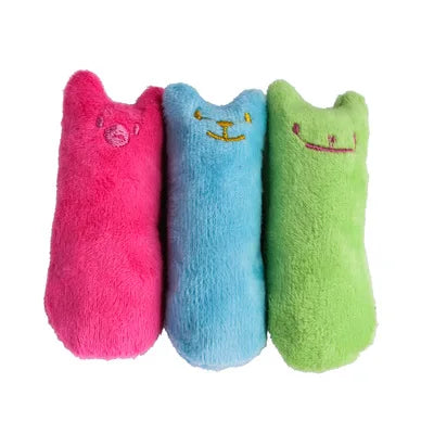 Catnip Chew Toy – Interactive Plush Kitten Toy for Teething, Biting & Play