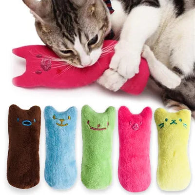 Catnip Chew Toy – Interactive Plush Kitten Toy for Teething, Biting & Play
