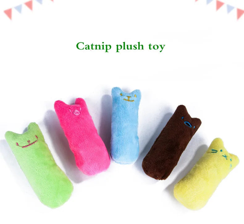 Catnip Chew Toy – Interactive Plush Kitten Toy for Teething, Biting & Play
