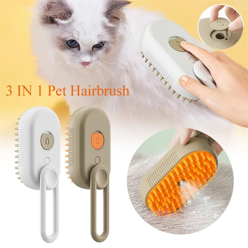 Furipo MistGroom 3-in-1 Grooming Brush | Cool Mist Spray Brush for Dogs & Cats