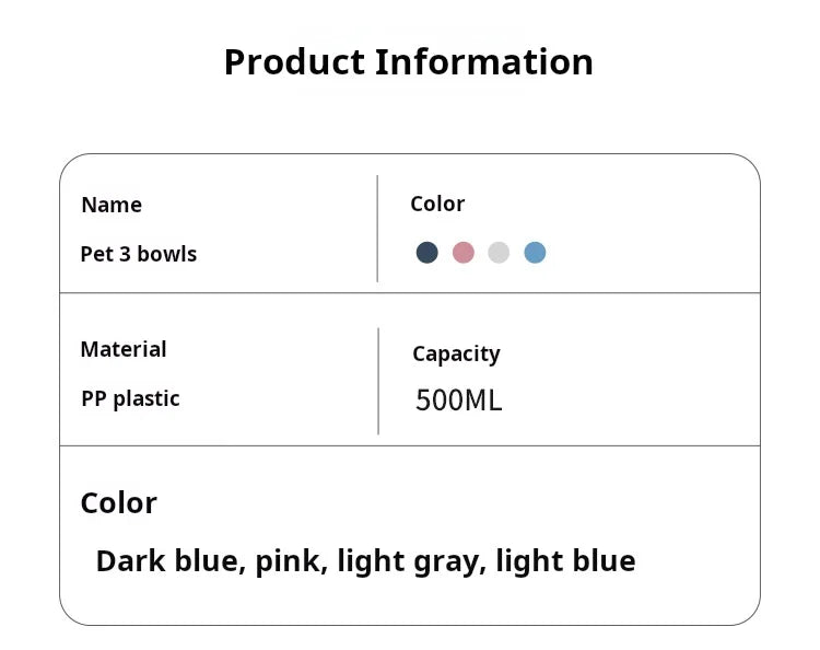 3-in-1 Tilted Cat Bowl Set — Food & Water Feeder with Gravity Bottle