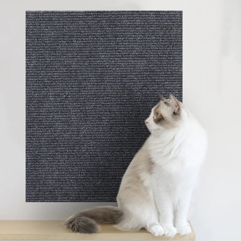 Self-Adhesive Cat Scratch Mat – Trimmable Sofa & Furniture Protector (8 Colors)