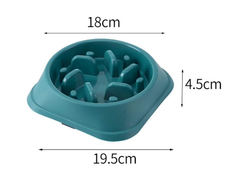Anti-Choke Slow Feeder Bowl — Dogs & Cats