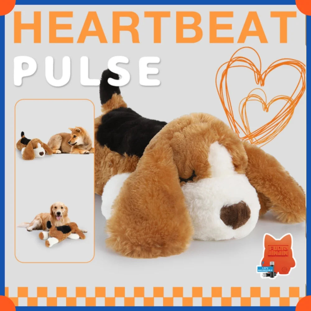 Furipo CalmPup Heartbeat Plush | Comfort Toy for Puppies & Dogs with Separation Anxiety