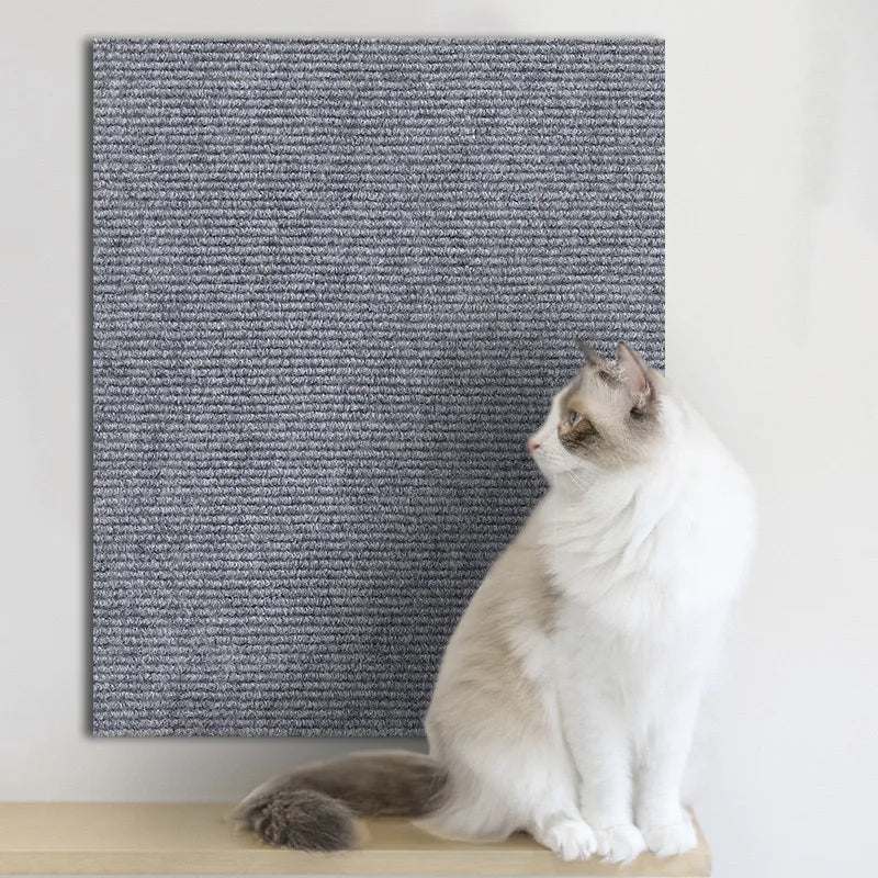 Self-Adhesive Cat Scratch Mat – Trimmable Sofa & Furniture Protector (8 Colors)
