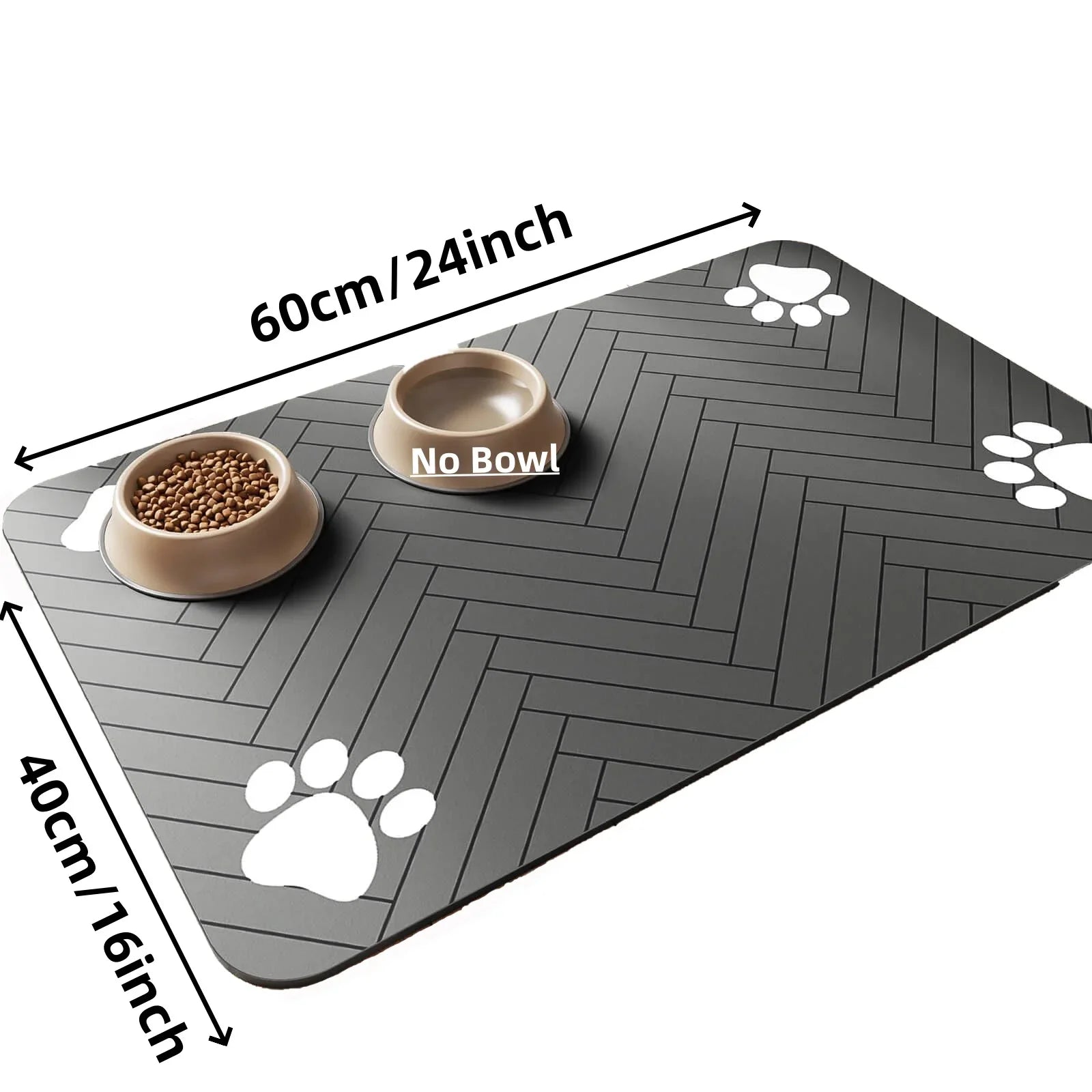 Pet Feeding Mat – Waterproof Anti-Slip Placemat for Dogs & Cats (S/M/L)