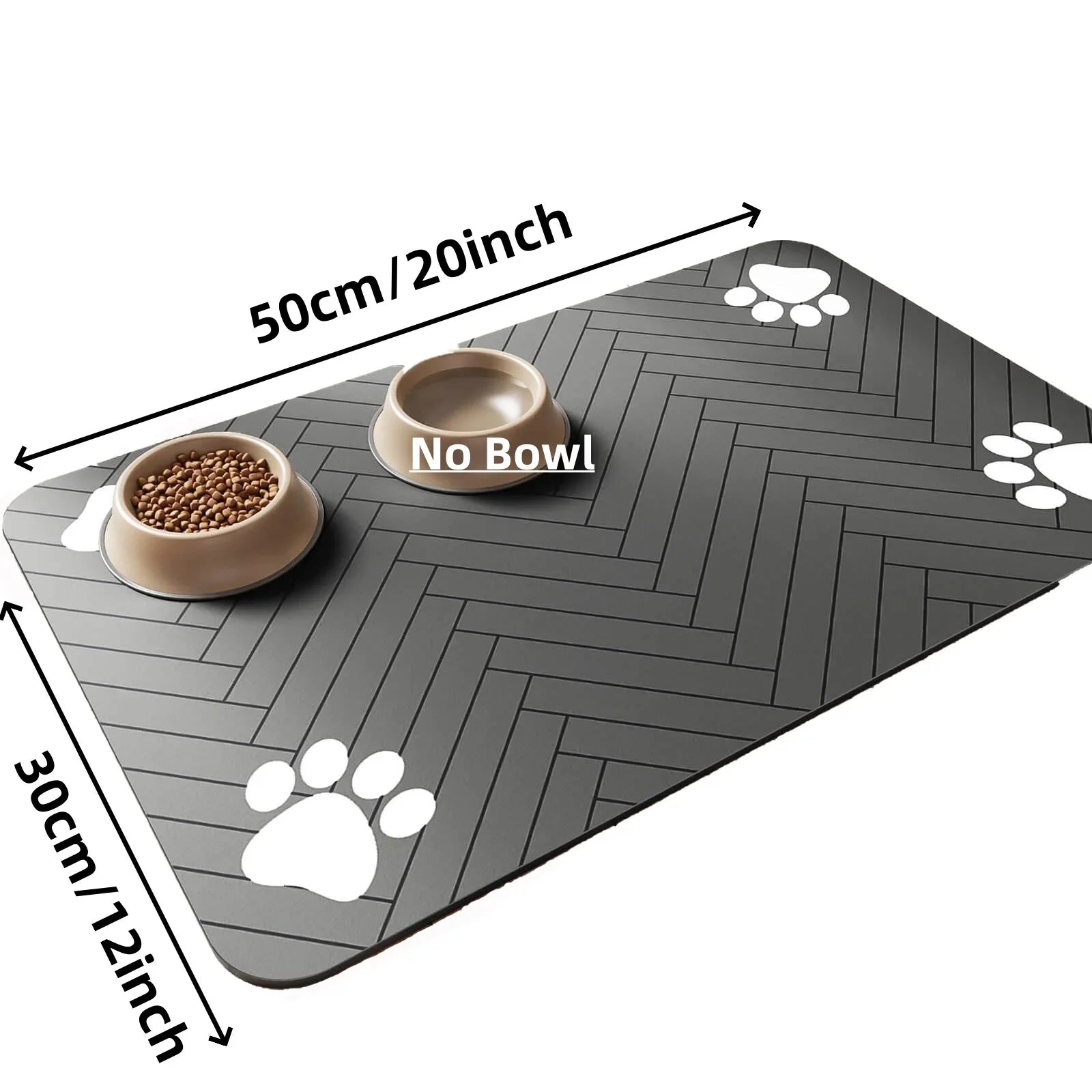 Pet Feeding Mat – Waterproof Anti-Slip Placemat for Dogs & Cats (S/M/L)