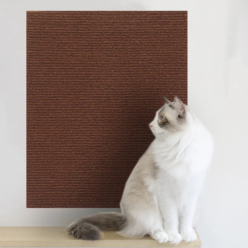 Self-Adhesive Cat Scratch Mat – Trimmable Sofa & Furniture Protector (8 Colors)
