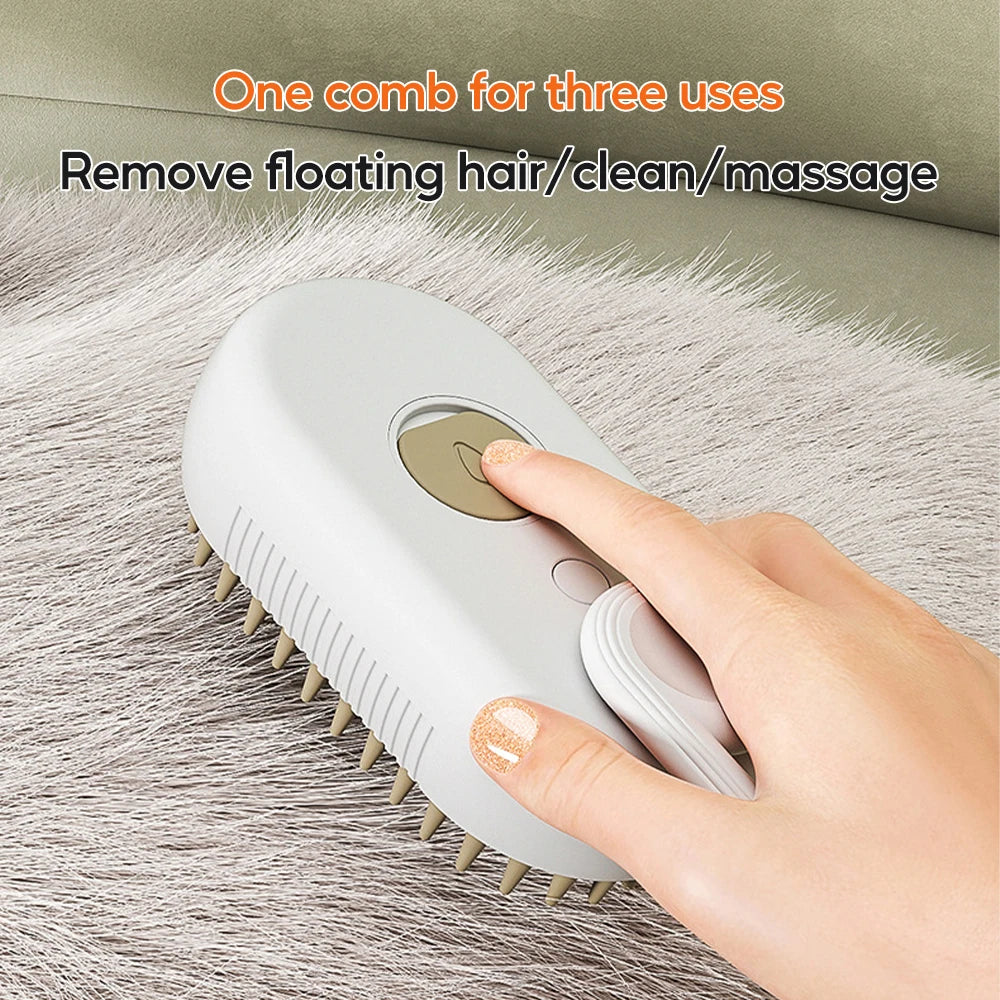 Furipo MistGroom 3-in-1 Grooming Brush | Cool Mist Spray Brush for Dogs & Cats