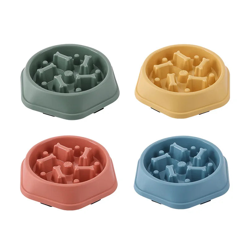 Anti-Choke Slow Feeder Bowl — Dogs & Cats