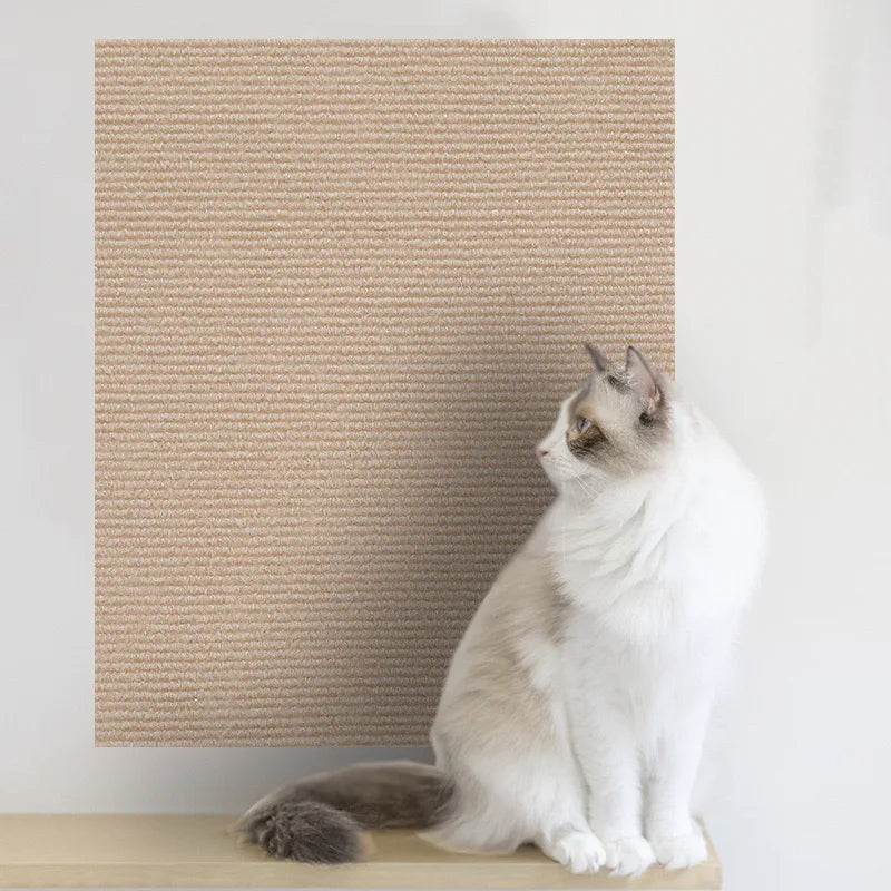 Self-Adhesive Cat Scratch Mat – Trimmable Sofa & Furniture Protector (8 Colors)