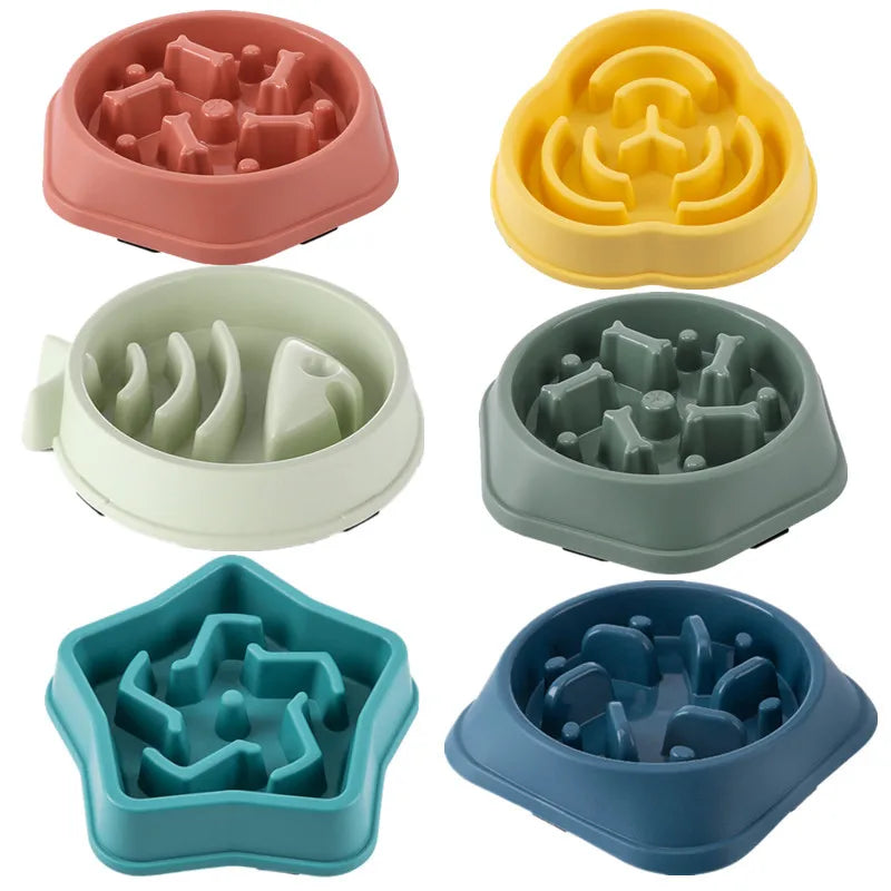 Anti-Choke Slow Feeder Bowl — Dogs & Cats