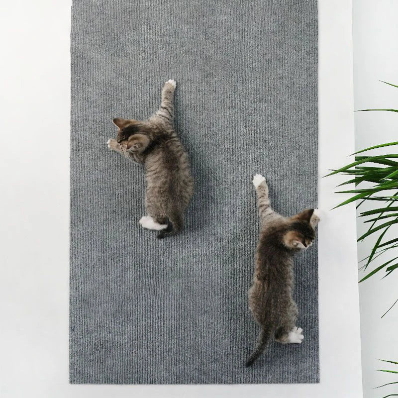 Self-Adhesive Cat Scratch Mat – Trimmable Sofa & Furniture Protector (8 Colors)