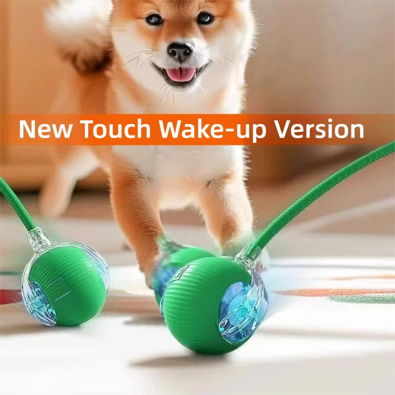 Automatic Rolling Dog Ball Toy — Rechargeable Smart Interactive Puppy Toy