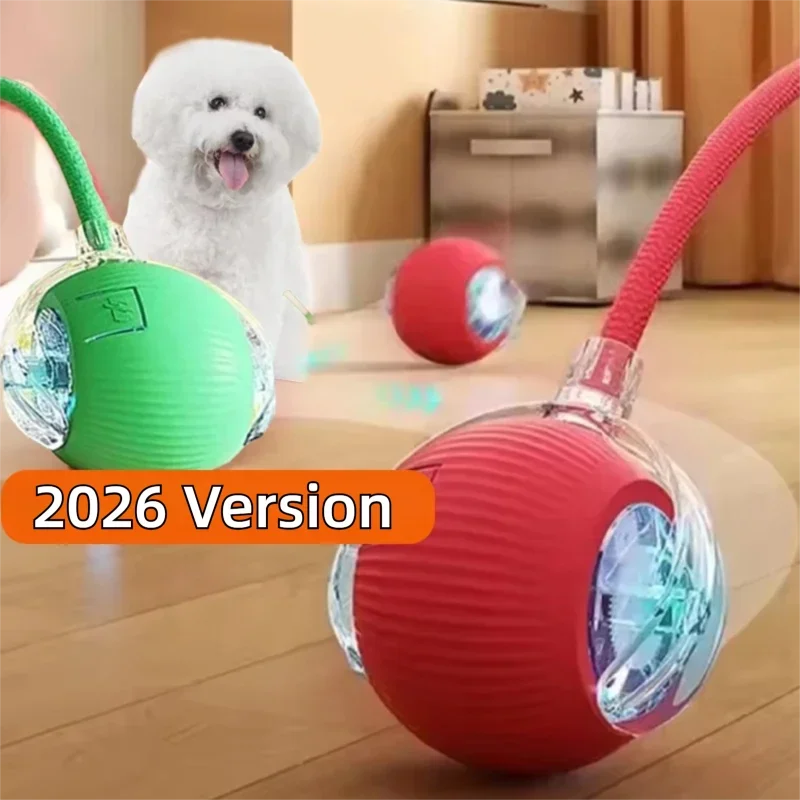 Automatic Rolling Dog Ball Toy — Rechargeable Smart Interactive Puppy Toy