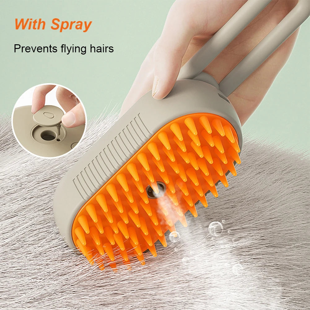 Furipo MistGroom 3-in-1 Grooming Brush | Cool Mist Spray Brush for Dogs & Cats