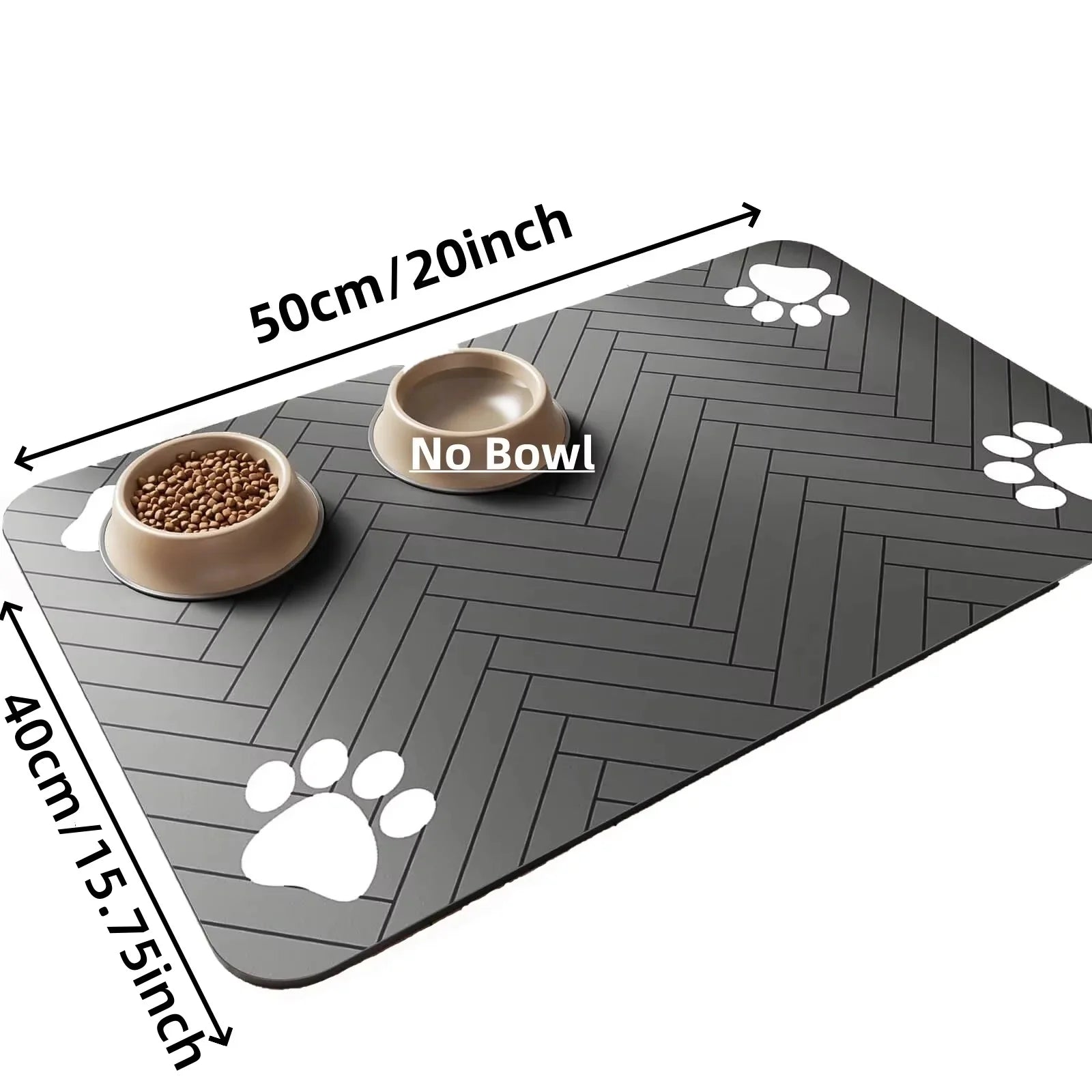 Pet Feeding Mat – Waterproof Anti-Slip Placemat for Dogs & Cats (S/M/L)