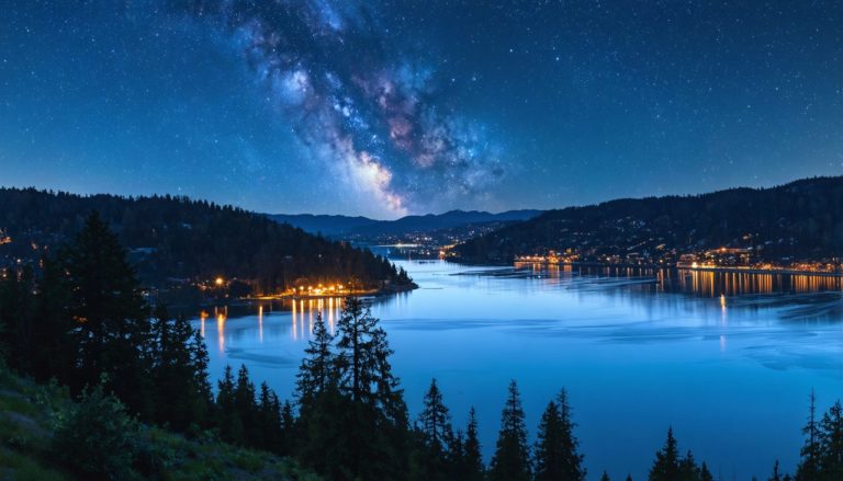 Coeur d'Alenes nächtliche Freude: Die himmlische Wunder über neu entdecken