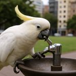 Cocoșii de munte depășesc viața urbană: Păsările din Sydney învață să deblocheze fântânile cu apă într-o nouă întorsătură a supraviețuirii urbane